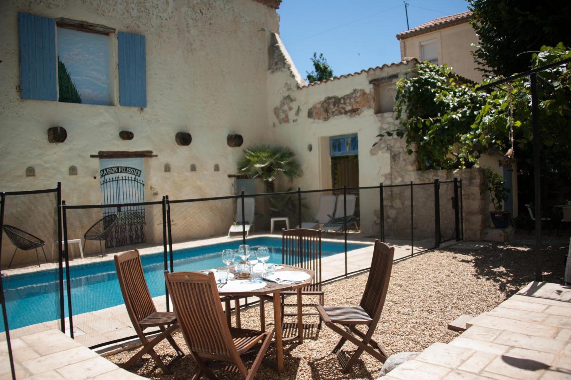 Maison Pelissier Bed And Breakfast With Sweeming Pool Cuxac-dʼAude Εξωτερικό φωτογραφία