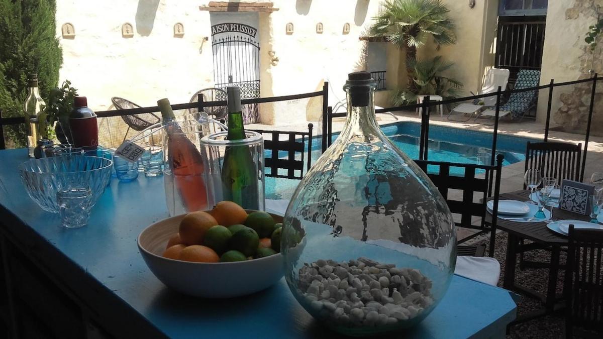 Maison Pelissier Bed And Breakfast With Sweeming Pool Cuxac-dʼAude Εξωτερικό φωτογραφία